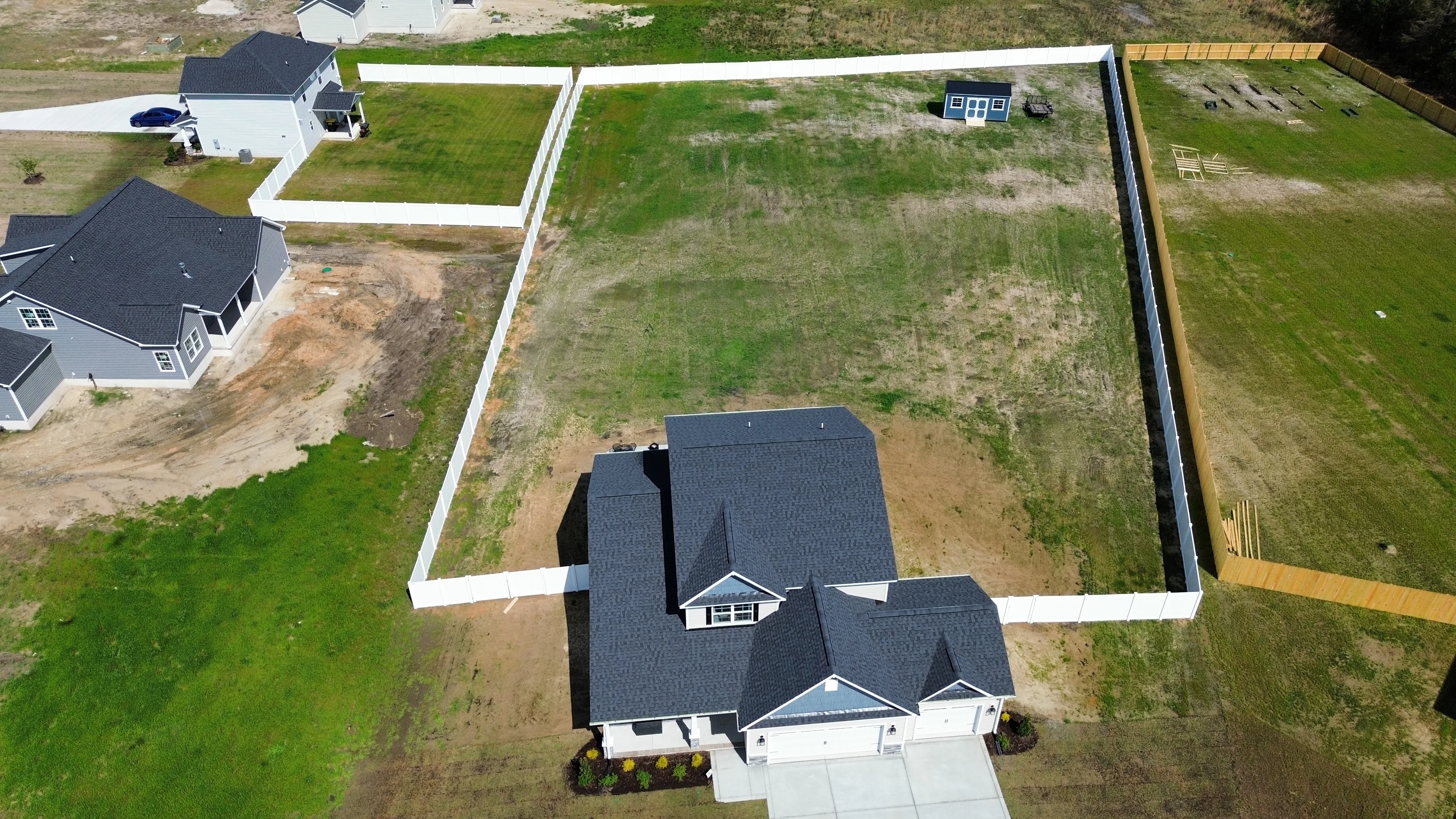 Custom fence installation