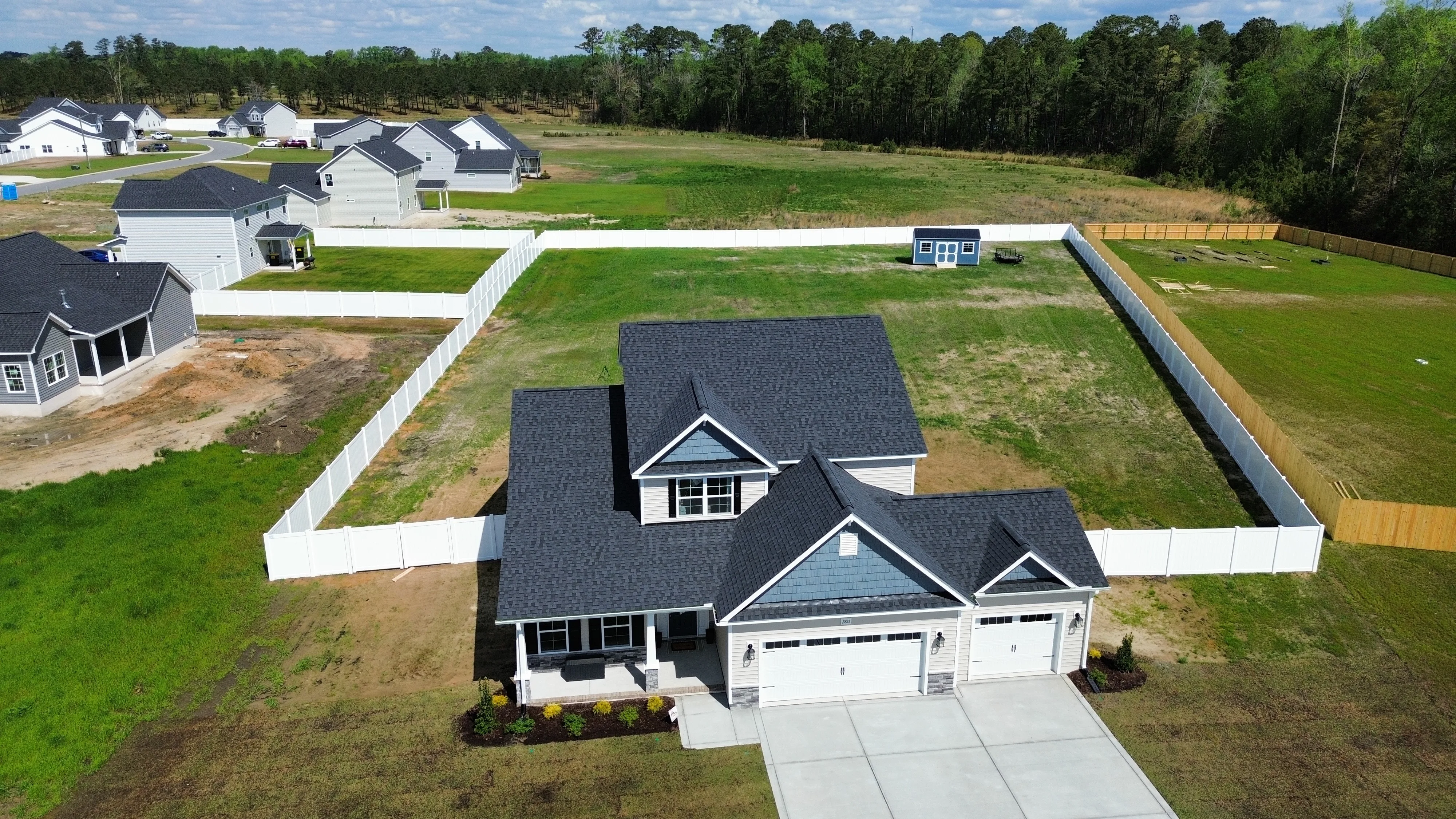 Custom fence installation