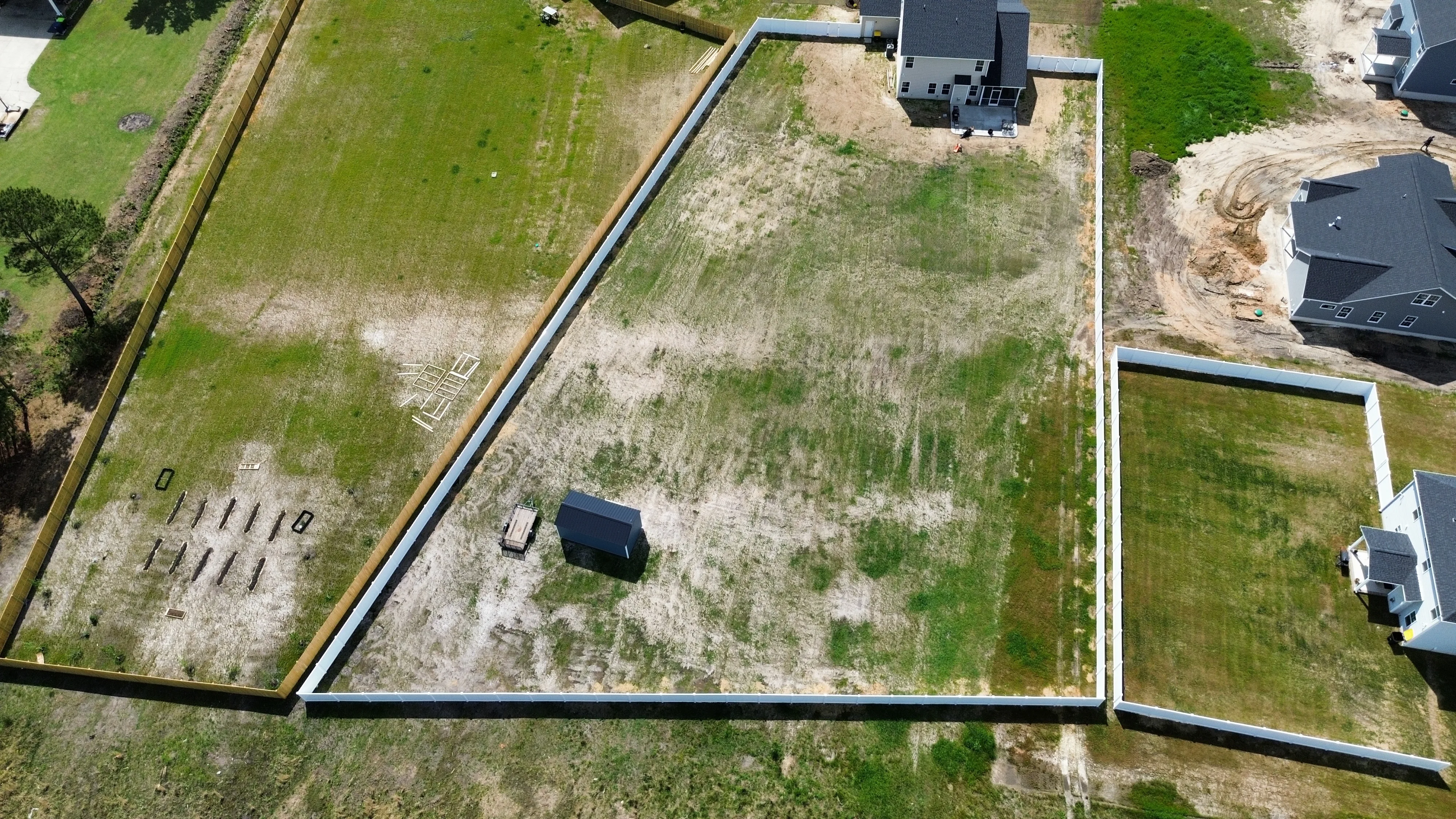 Custom fence installation