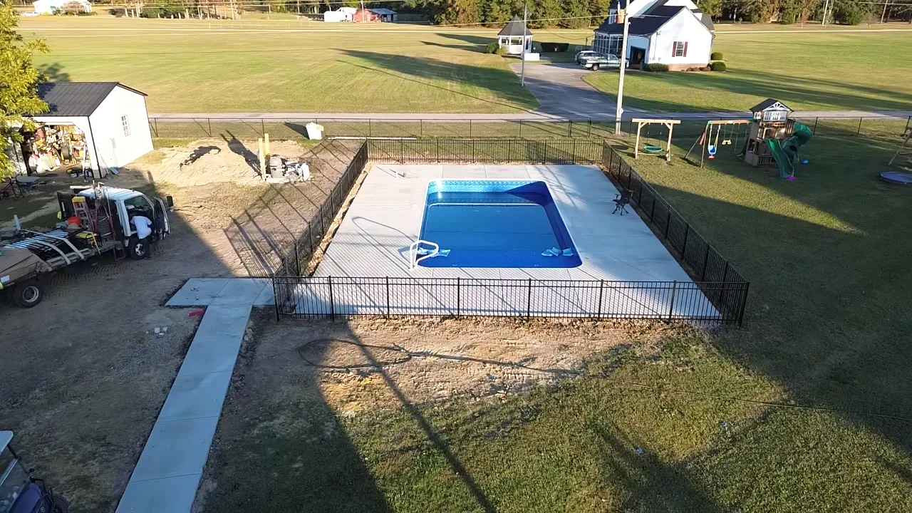 Custom fence installation