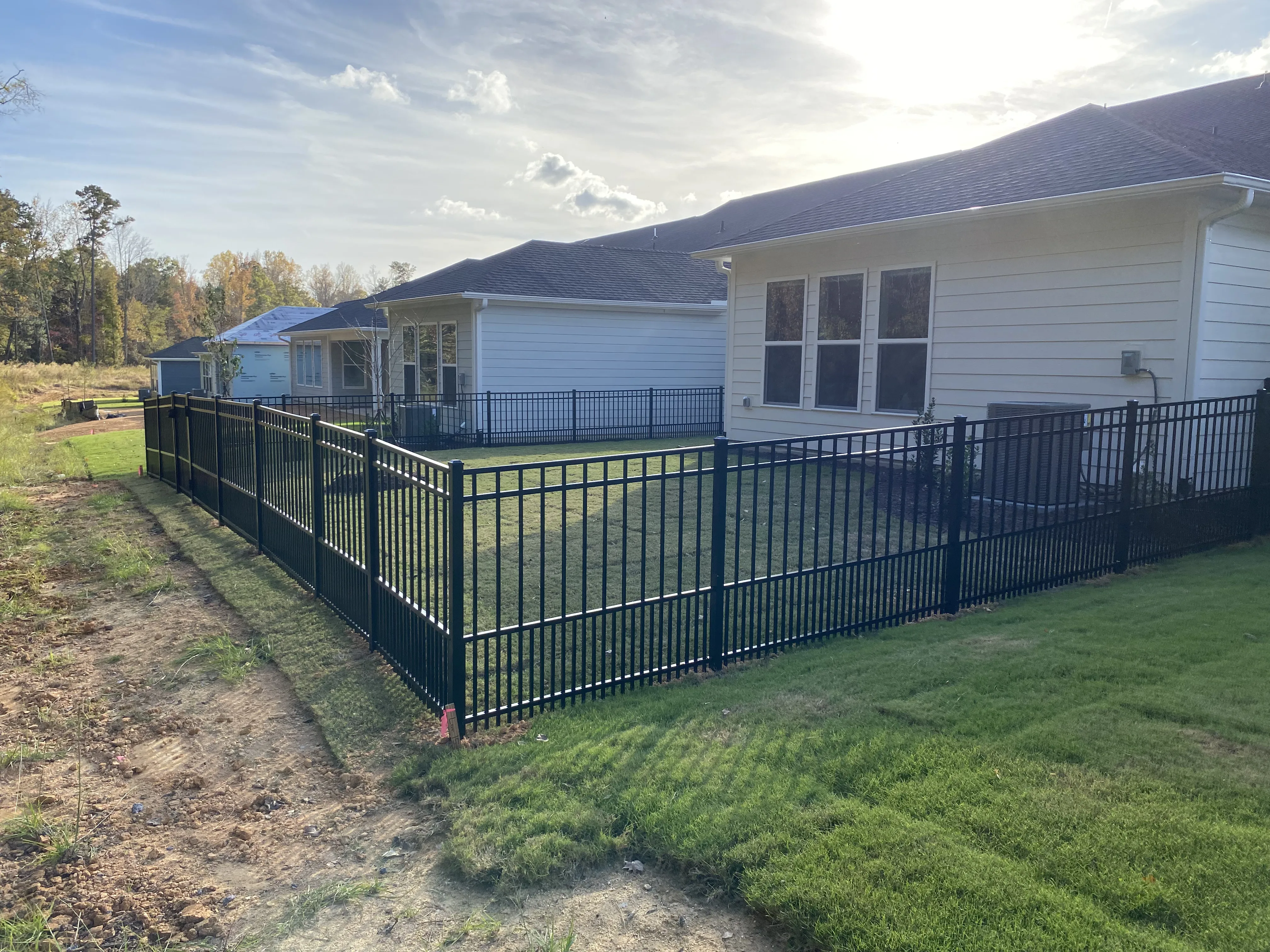 Custom fence installation