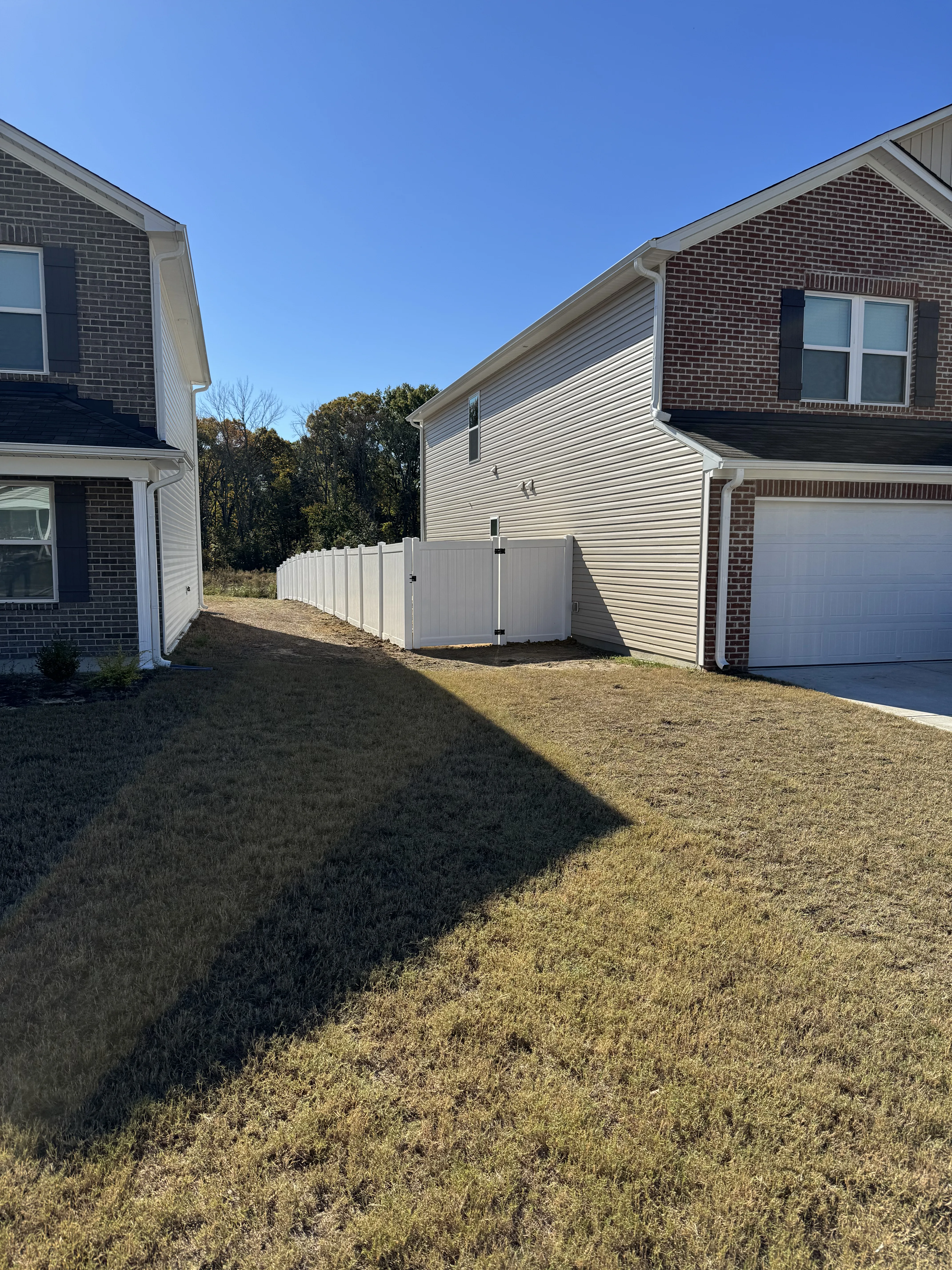 Fence installation by Carolina Quality Fencing