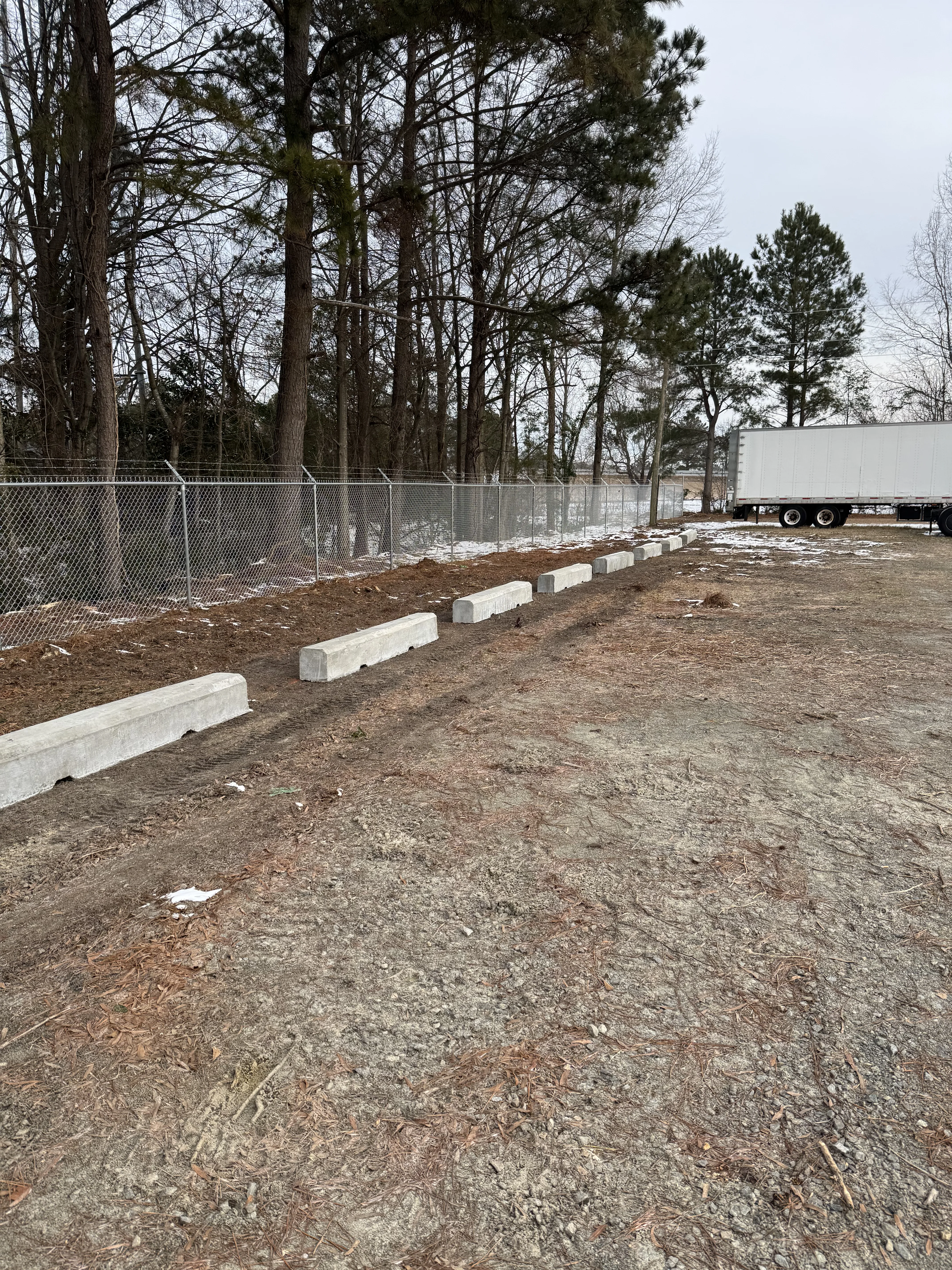 Fence installation by Carolina Quality Fencing