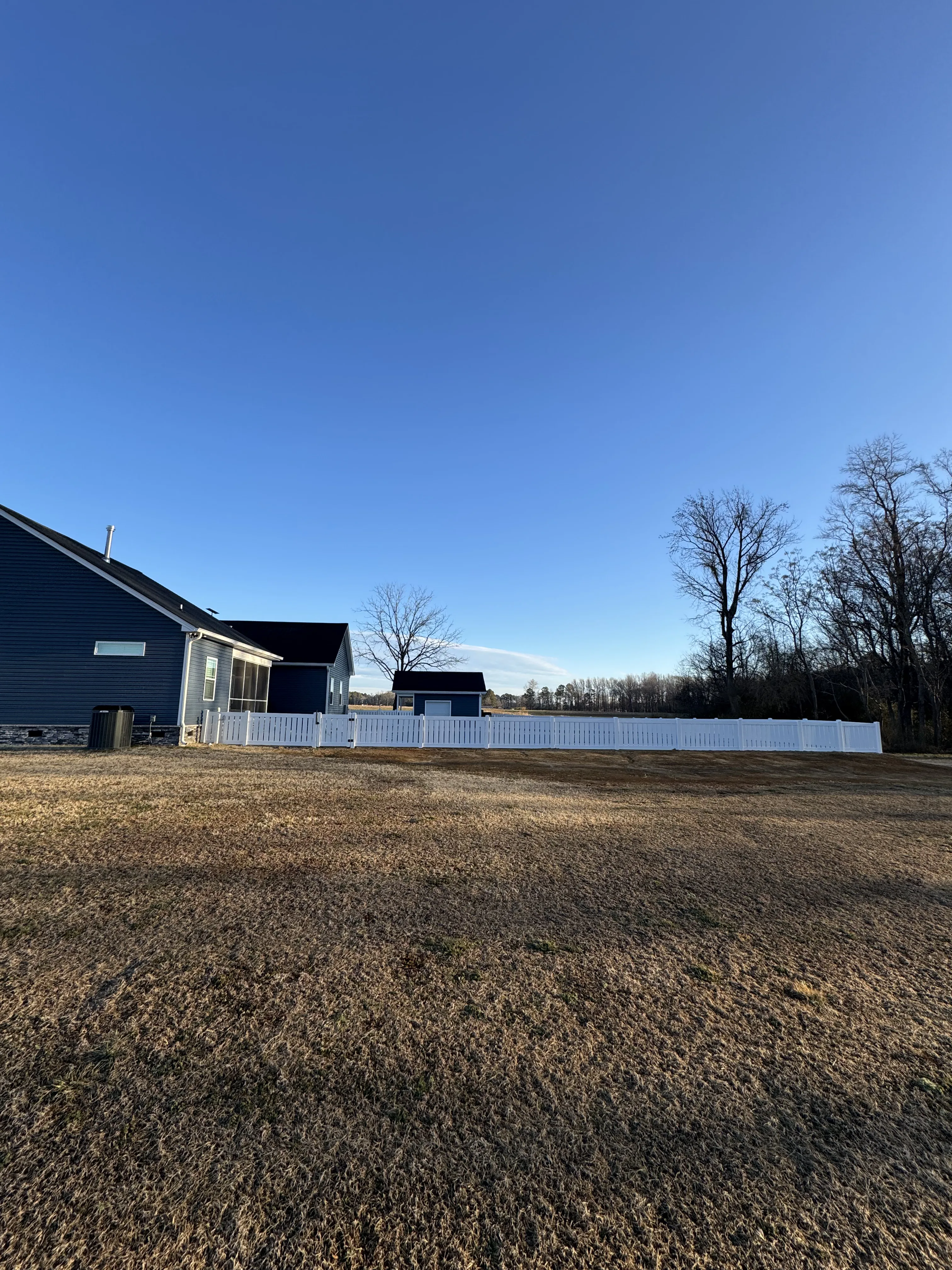 Fence installation by Carolina Quality Fencing
