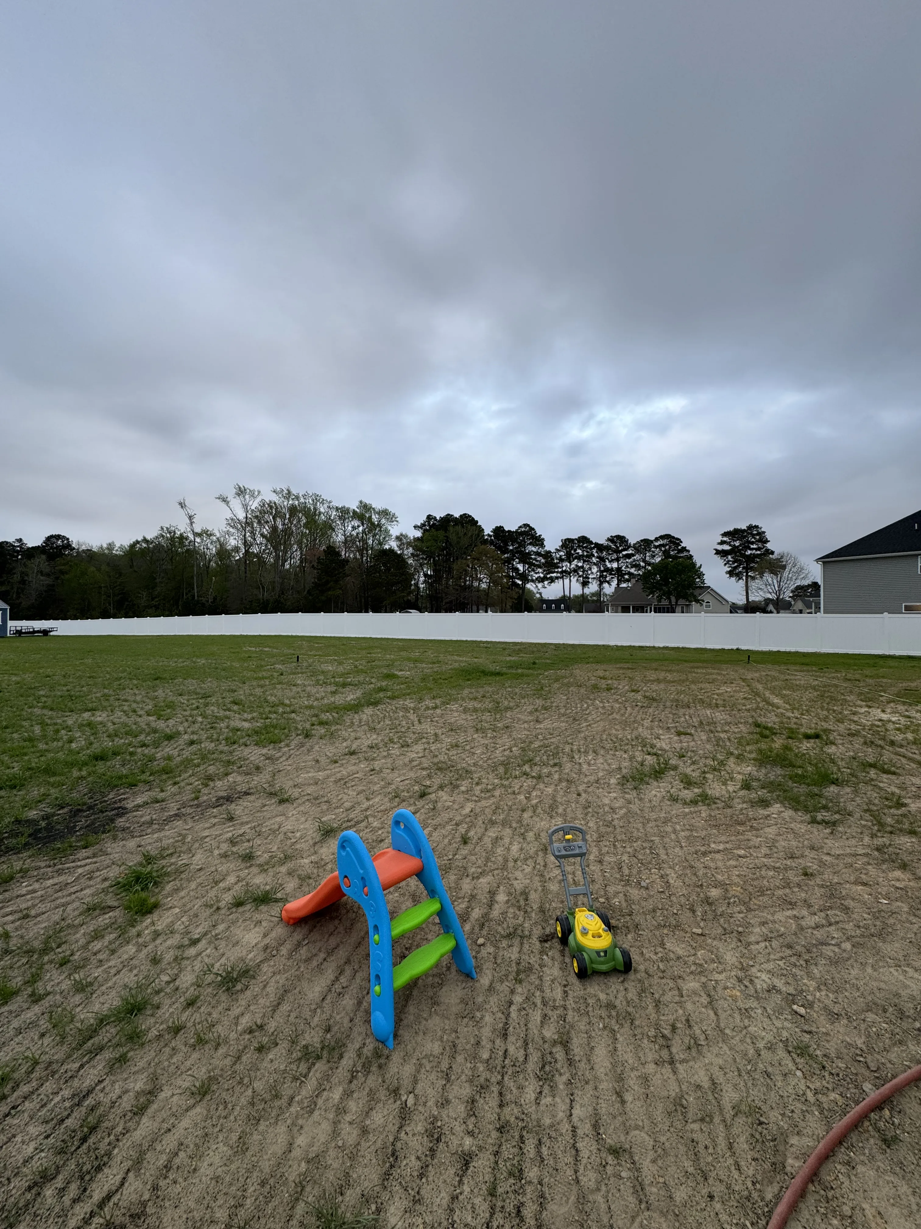 Fence installation by Carolina Quality Fencing