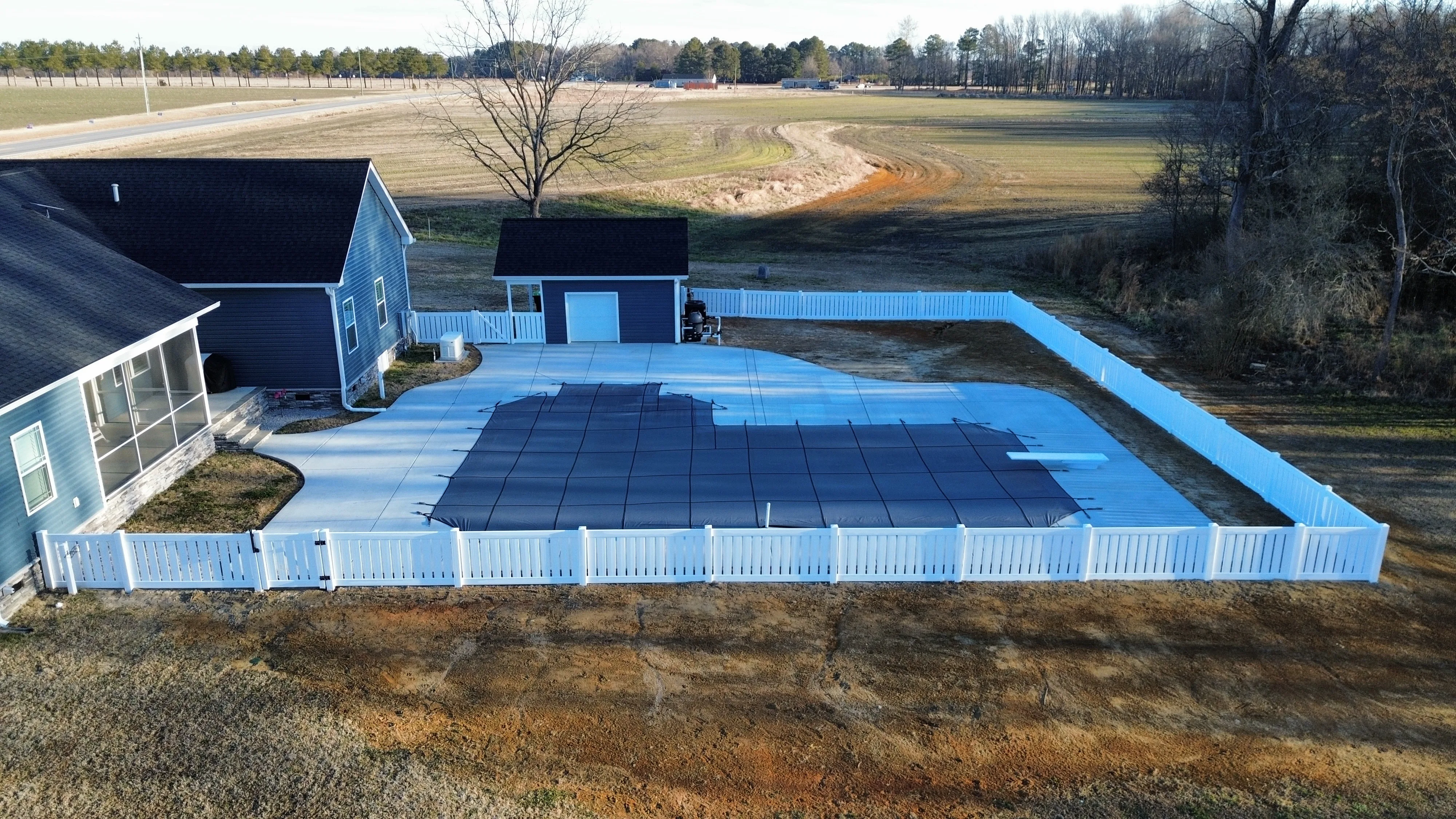 Custom fence installation