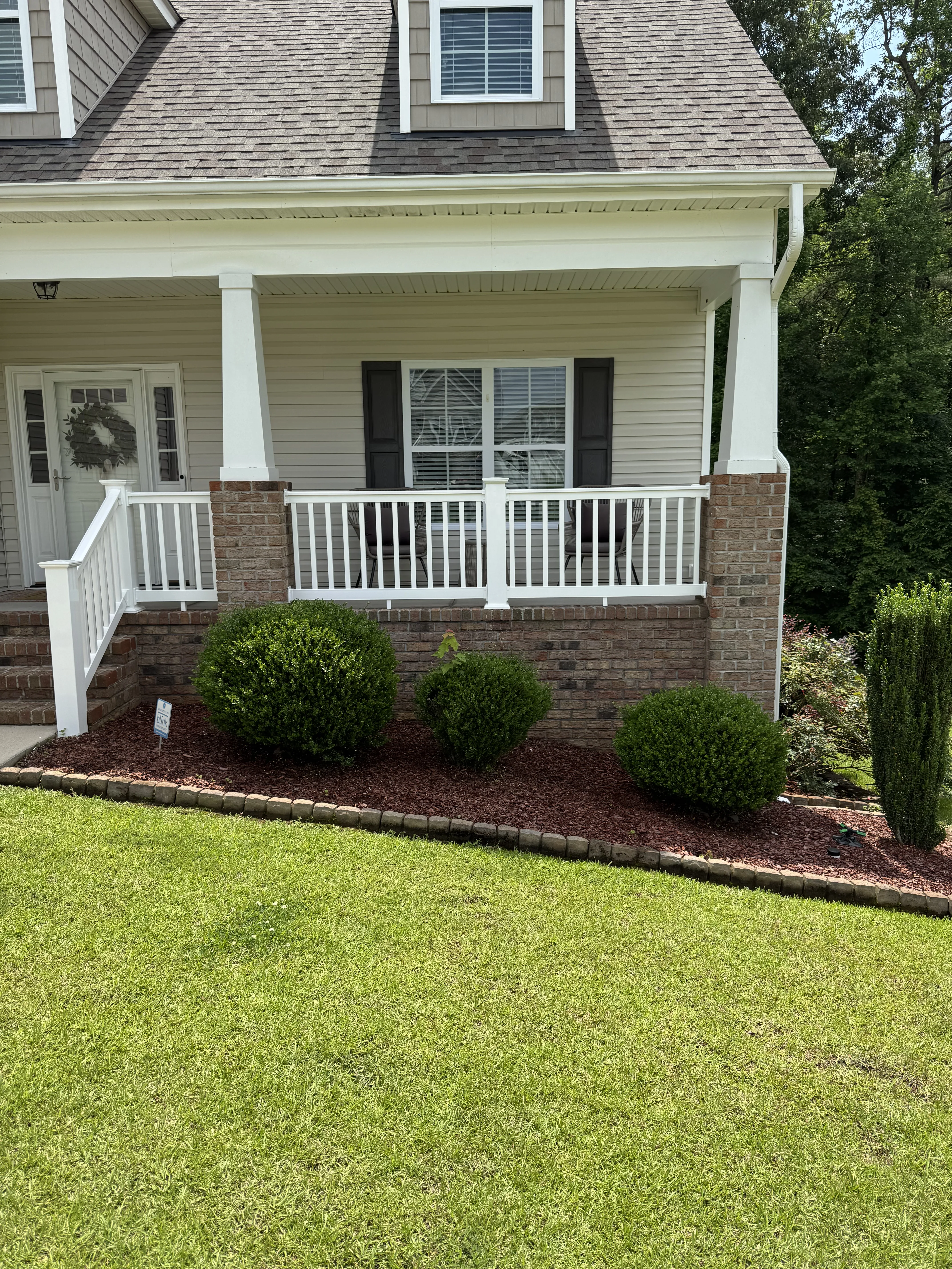 Vinyl fence installation